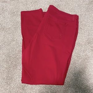 Style & Co Dark Red Skinny Jeans